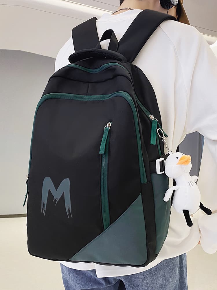 メンズリュック スタイリッシュ学生キャンバスリュック