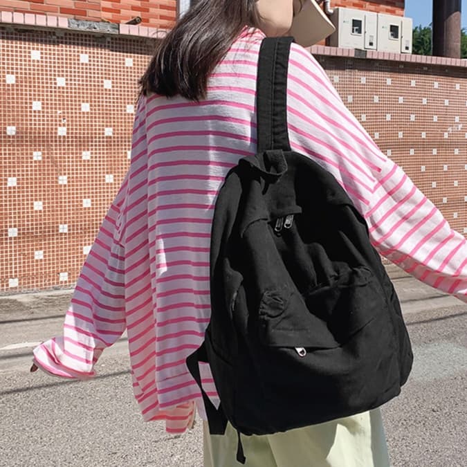 メンズリュック シンプル帆布リュック