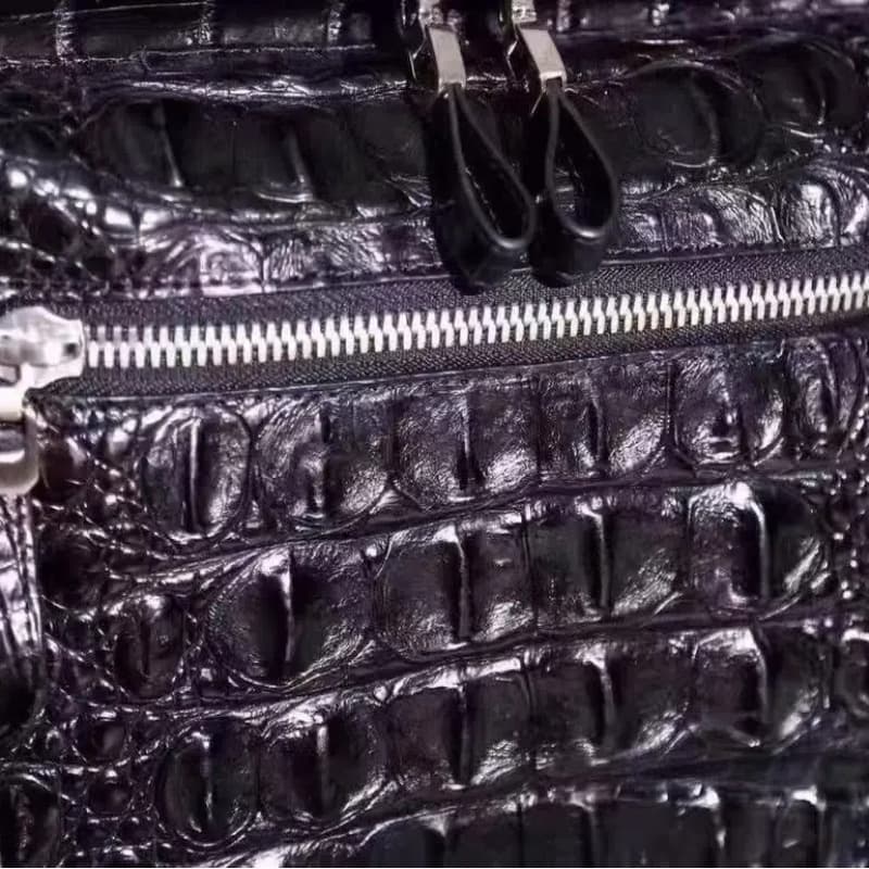 メンズリュック 高級クロコ型押しリュック
