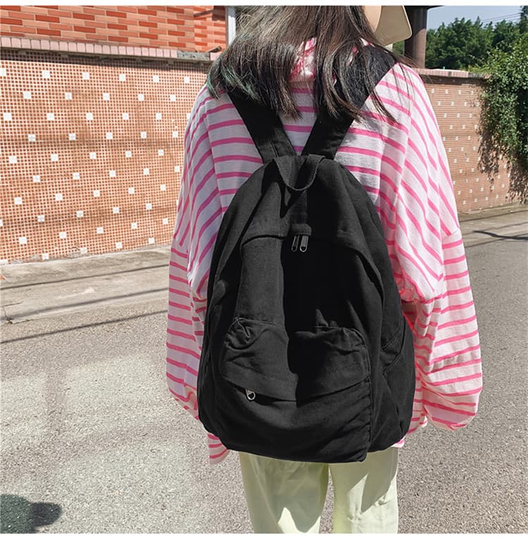 メンズリュック シンプル帆布リュック