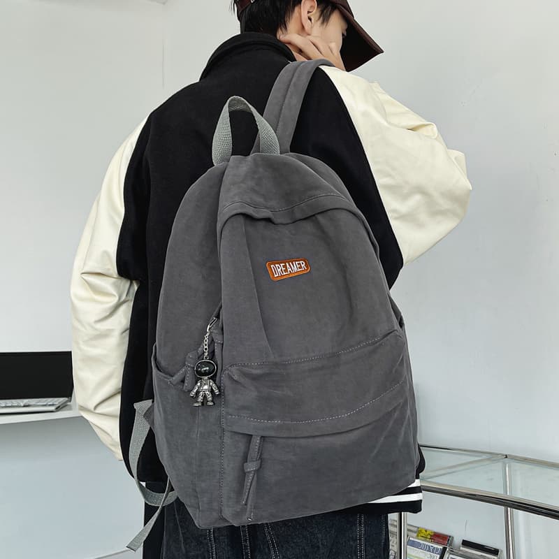 メンズリュック シンプル都会派キャンバスリュック