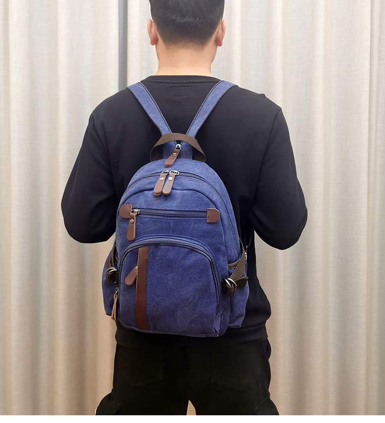 メンズリュック 職人の技が光る上質キャンバスリュック