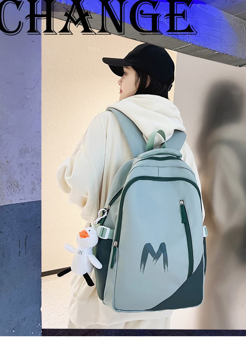 メンズリュック スタイリッシュ学生キャンバスリュック