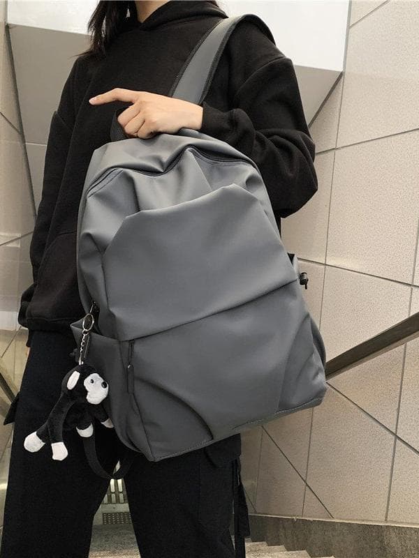 メンズリュック シンプル防水ナイロンデイパック